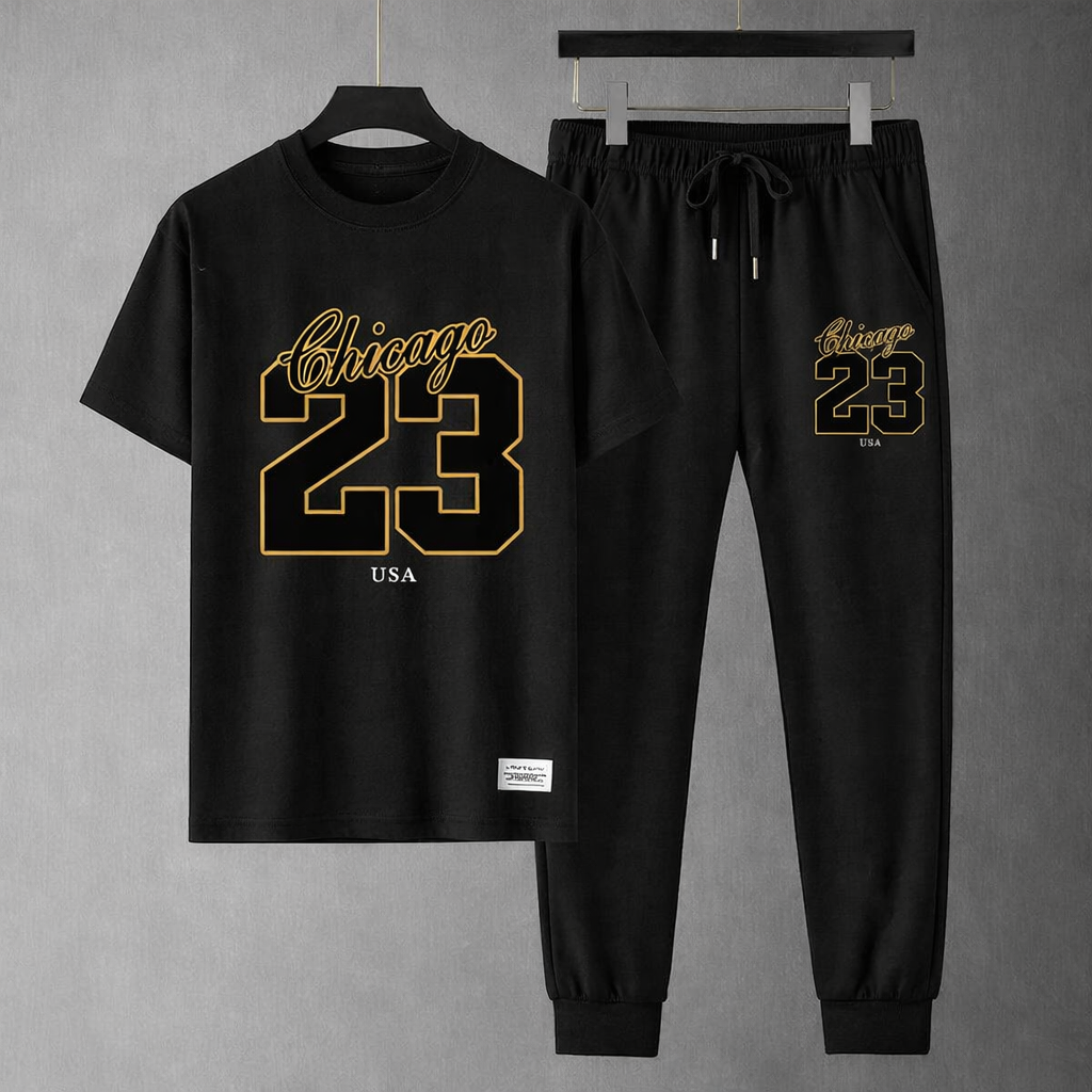 Trendy Mash T-Shirt Trouser Combo