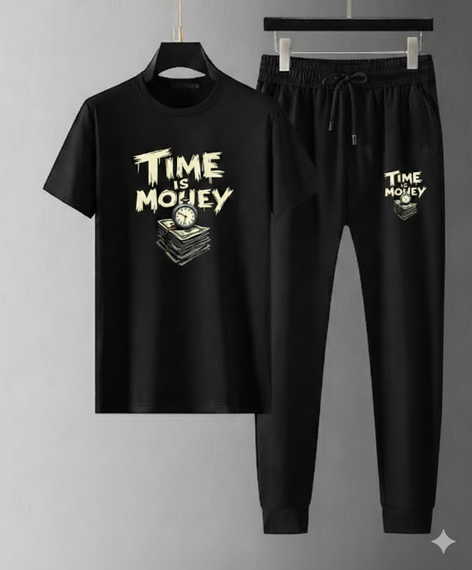 Trendy Mash T-Shirt Trouser Combo