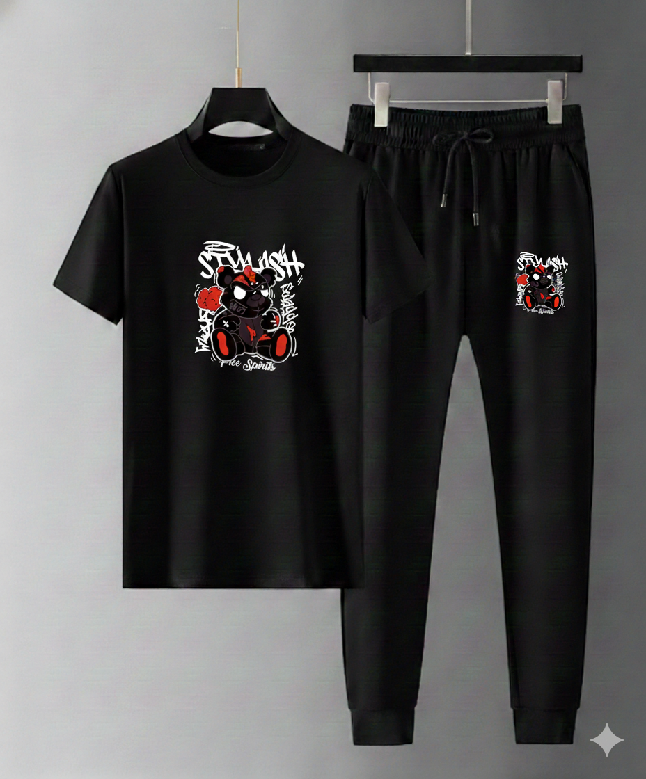 Trendy Mash T-Shirt Trouser Combo