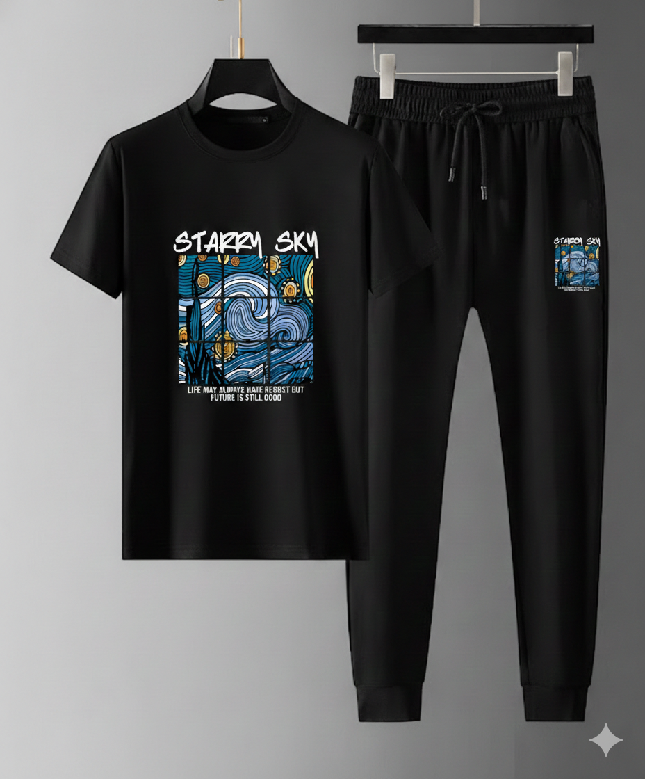 Trendy Mash T-Shirt Trouser Combo
