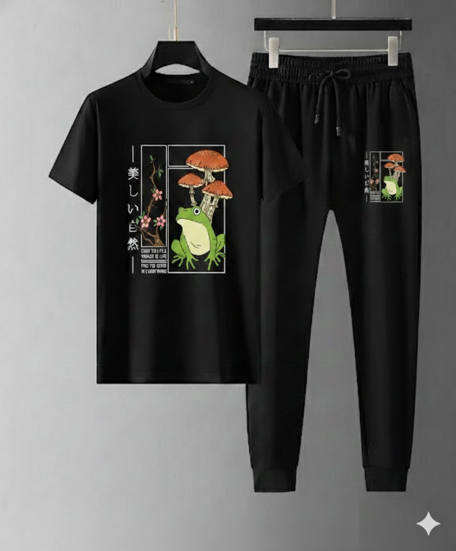 Trendy Mash T-Shirt Trouser Combo