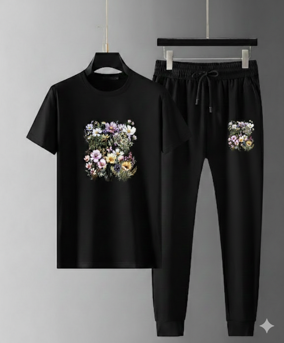 Trendy Mash T-Shirt Trouser Combo