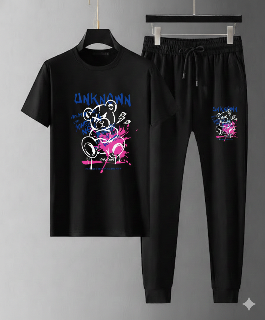 Trendy Mash T-Shirt Trouser Combo