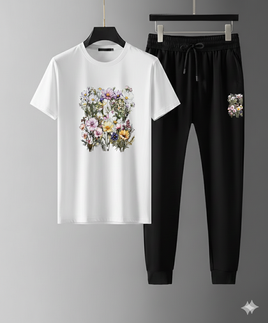 Trendy Mash T-Shirt Trouser Combo
