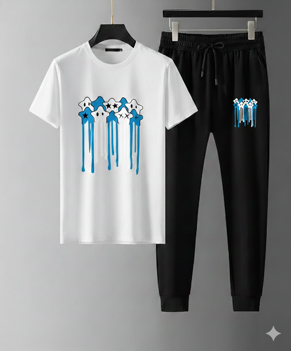 Trendy Mash T-Shirt Trouser Combo