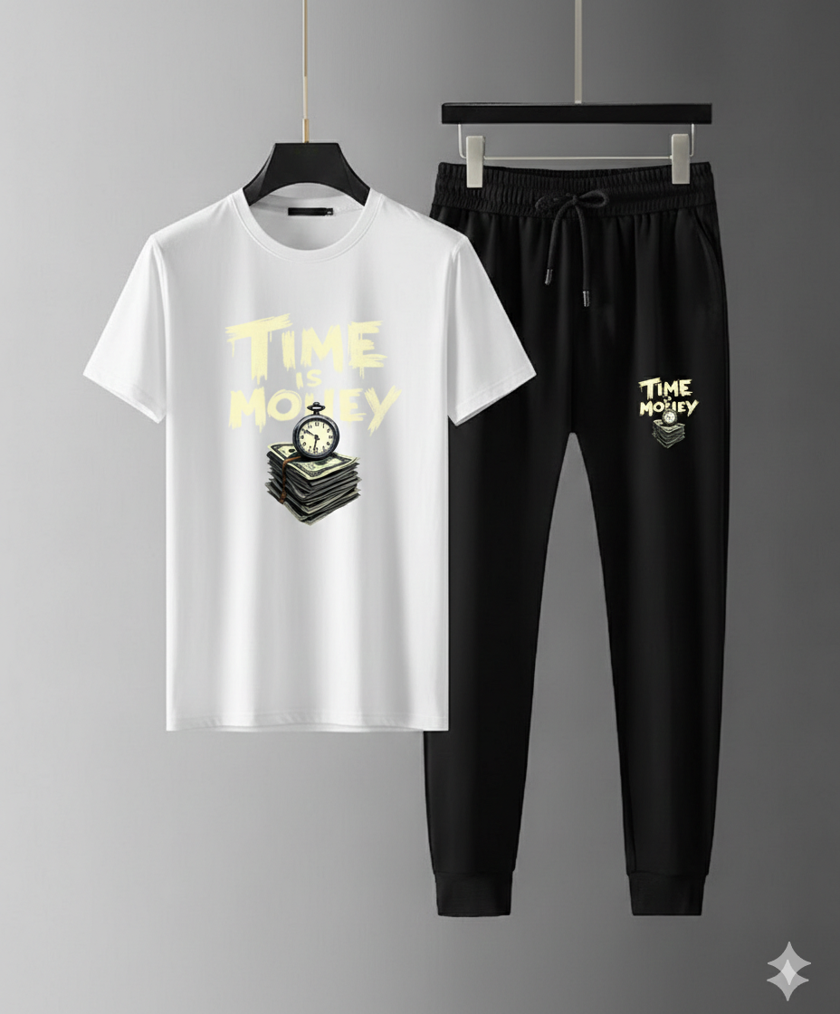 Trendy Mash T-Shirt Trouser Combo