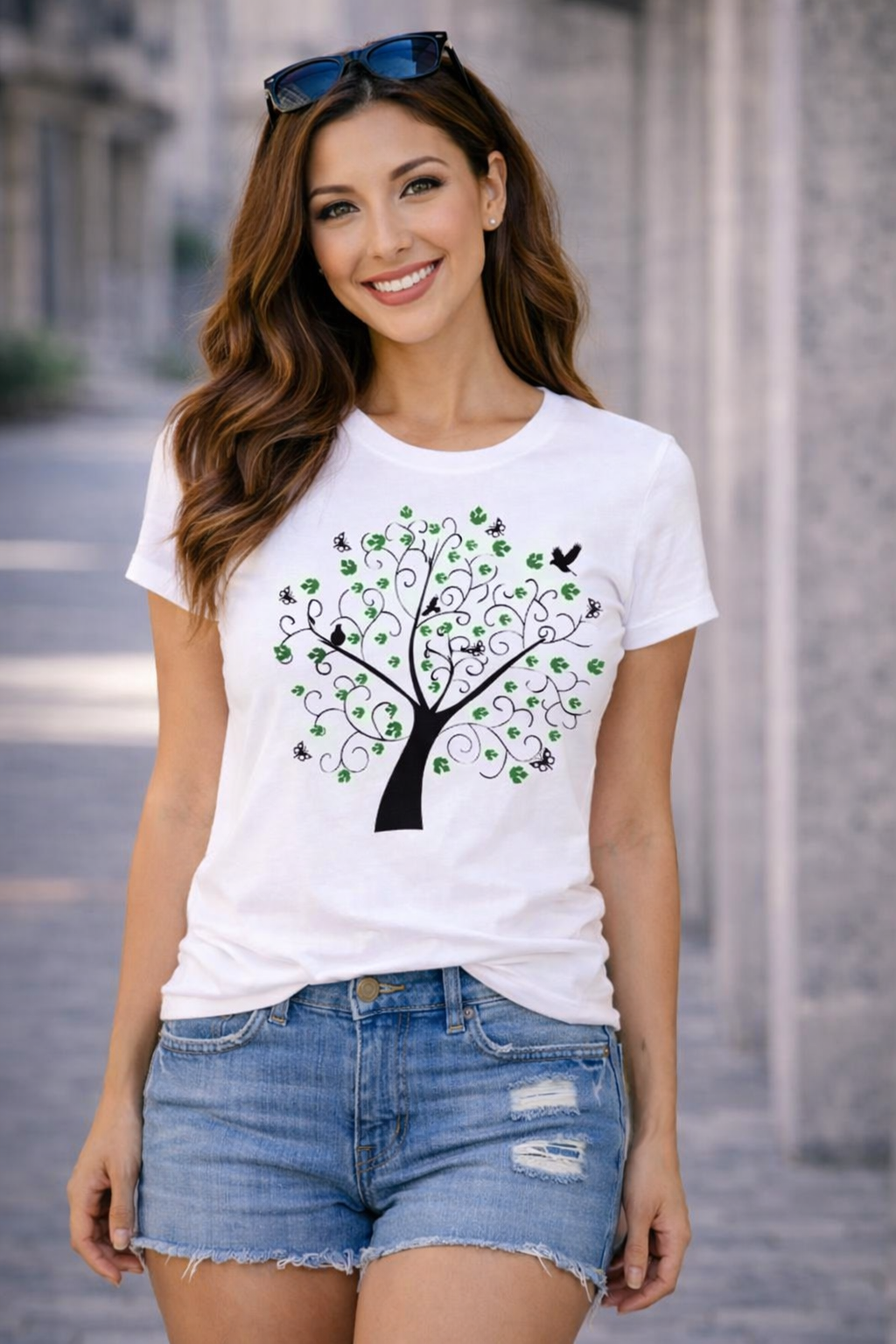 New Women Synthetic polyester T-Shirt
