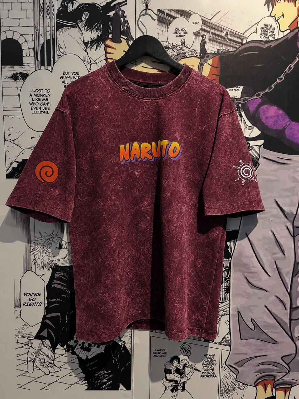 ACID WASH DROP SHOULDER T-SHIRT